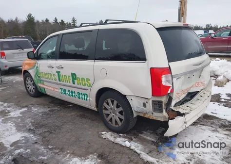 2012 Chrysler Town & Country Touring-L z USA, uszkodzony, nr VIN 2C4RC1CGXCR384022